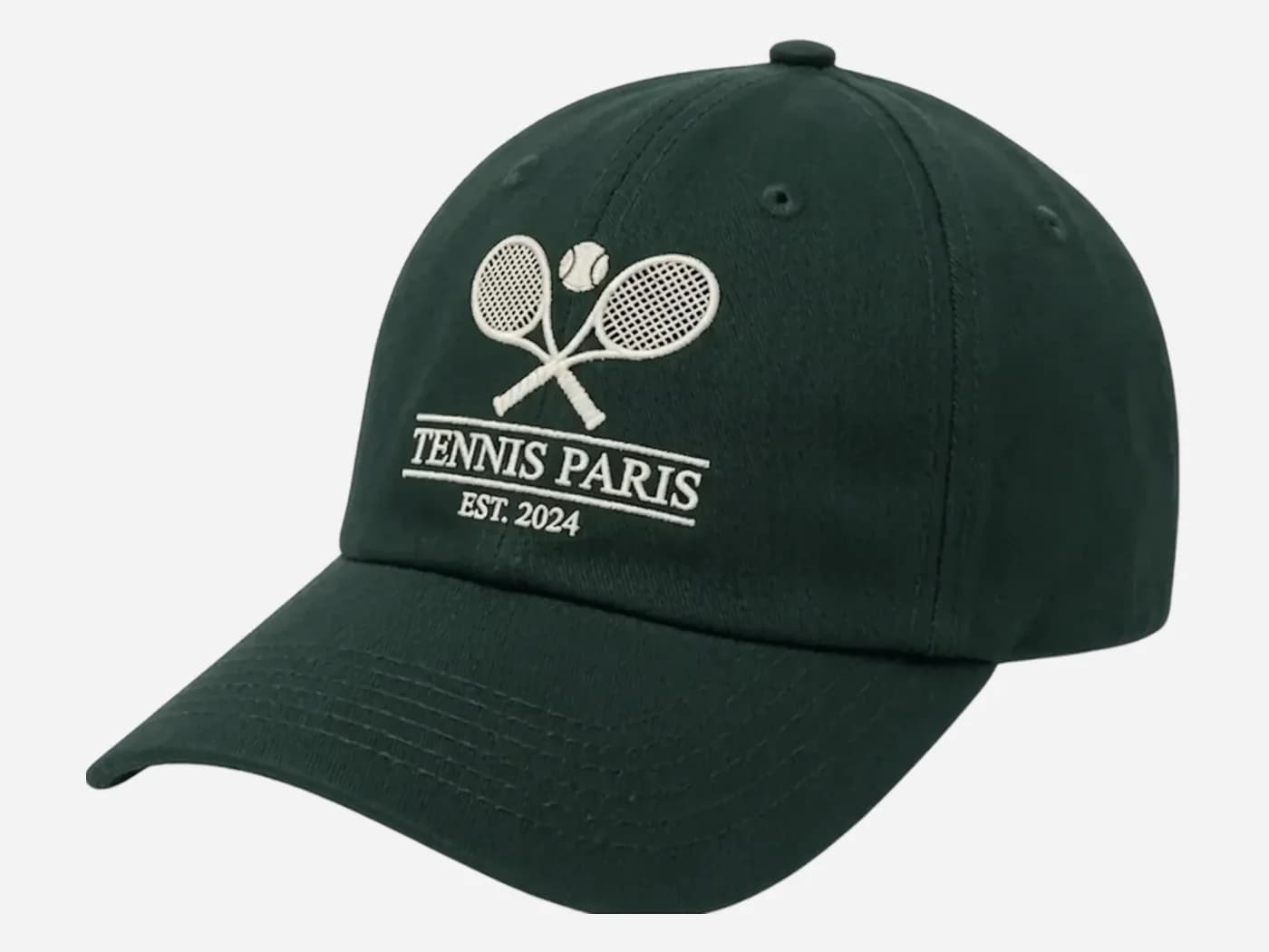 Casquette personnalisée brodée logo Tennis Paris
